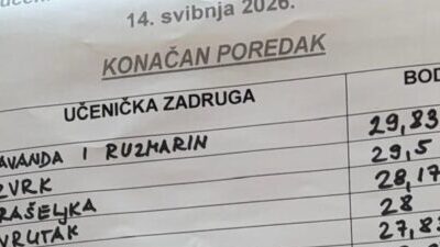 Odličan uspjeh naše učeničke zadruge Lavanda i ruzmarin